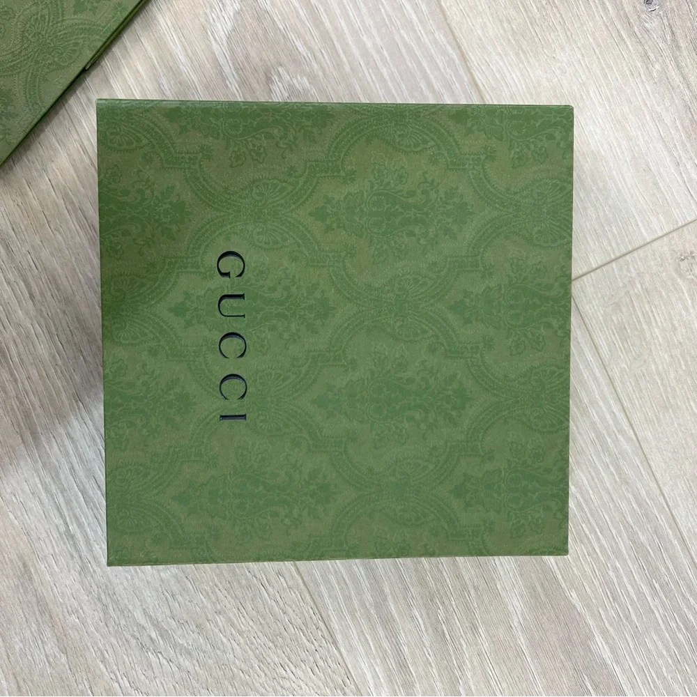 Gucci Authentic Black GG Marmont Thin Belt